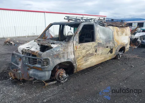 1996 Ford Econoline E250 Van из США, поврежденный, VIN 1FTHE24H9THA12573